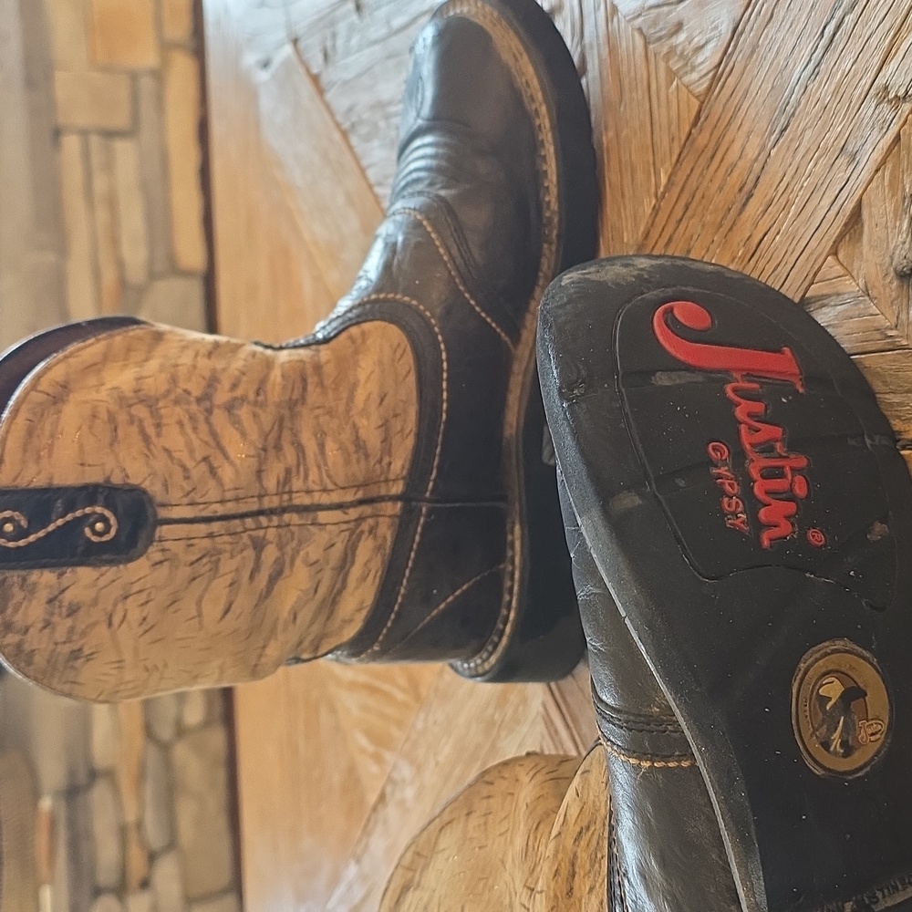 JUSTIN Gypsy leather cowboy boots! 7.5